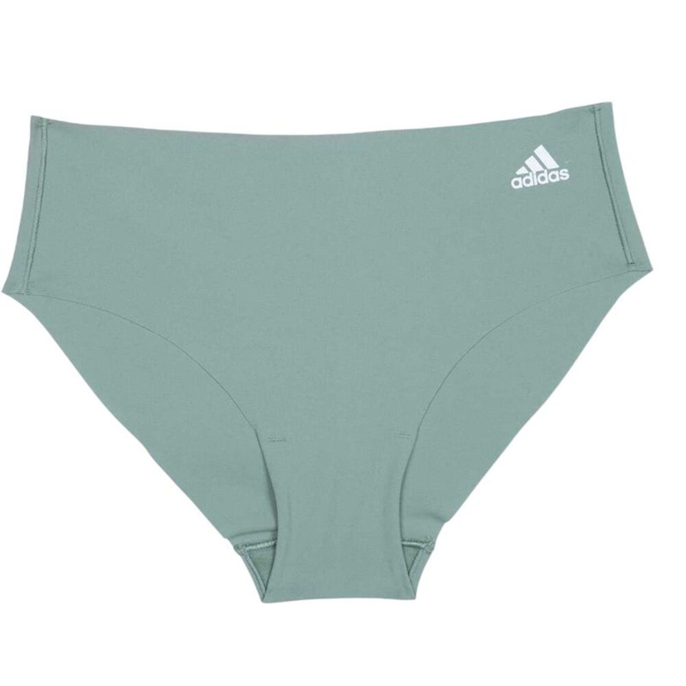 Adidas Womens/Ladies Seamless Hipster Briefs / Olive Green